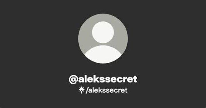 Explore The Story Behind "alekssecret Leaked Onlyfans"
